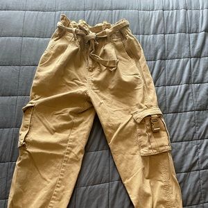 Forever 21 tan cargo pants
